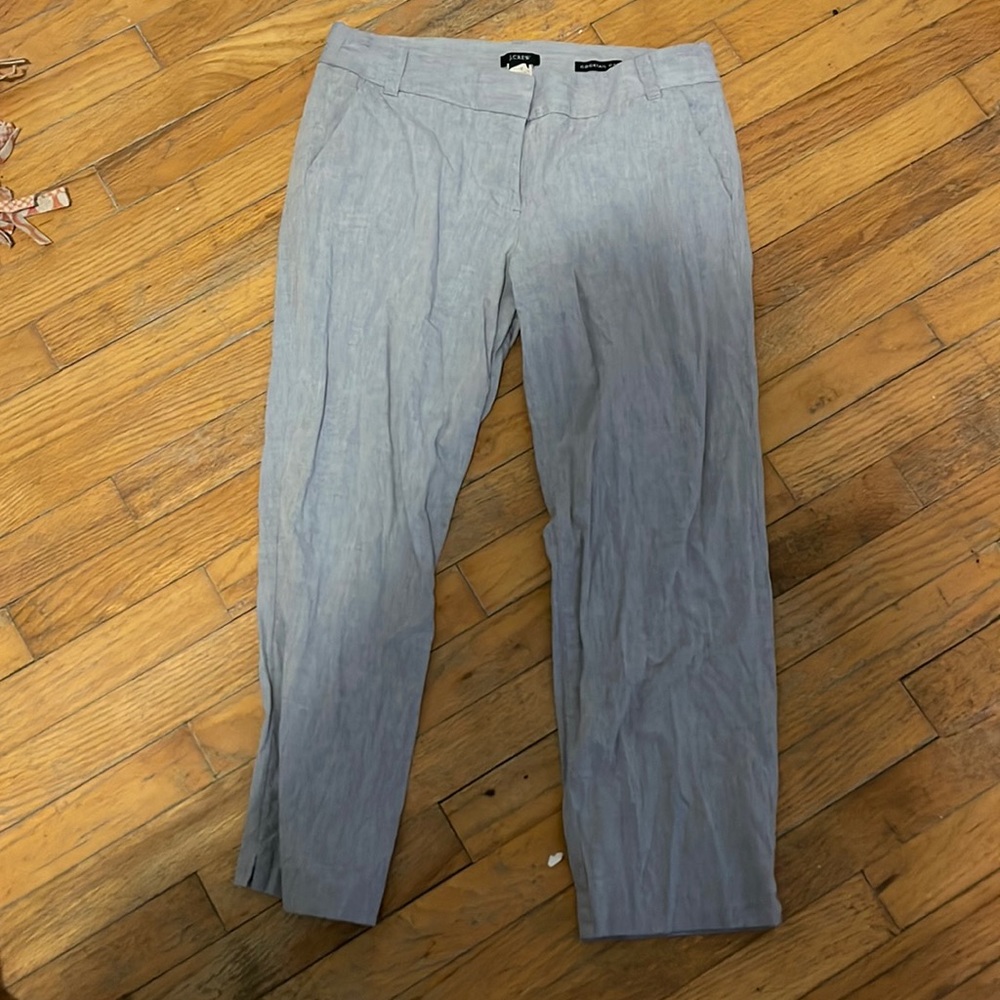 J Crew blue Cocktail Capri